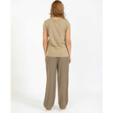 Coster Copenhagen Mabel Trousers Sand Olive - J BY J Fashion