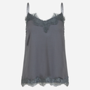 Coster Copenhagen CCH1004 Lace Top 149 Dark Stone Grey - J BY J Fashion