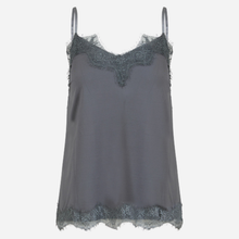 Coster Copenhagen CCH1004 Lace Top 149 Dark Stone Grey - J BY J Fashion