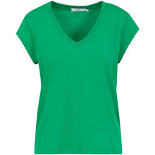 Coster Copenhagen CCH1101 V-Neck T-Shirt 402 Emerald Green - J BY J Fashion