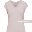 Coster Copenhagen CCH1101 V-Neck T-Shirt 600 Lyserød