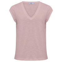 Coster Copenhagen CCH1101 V-Neck T-Shirt 690 Old Rose