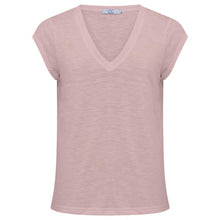 Coster Copenhagen CCH1101 V-Neck T-Shirt 690 Old Rose - J BY J Fashion
