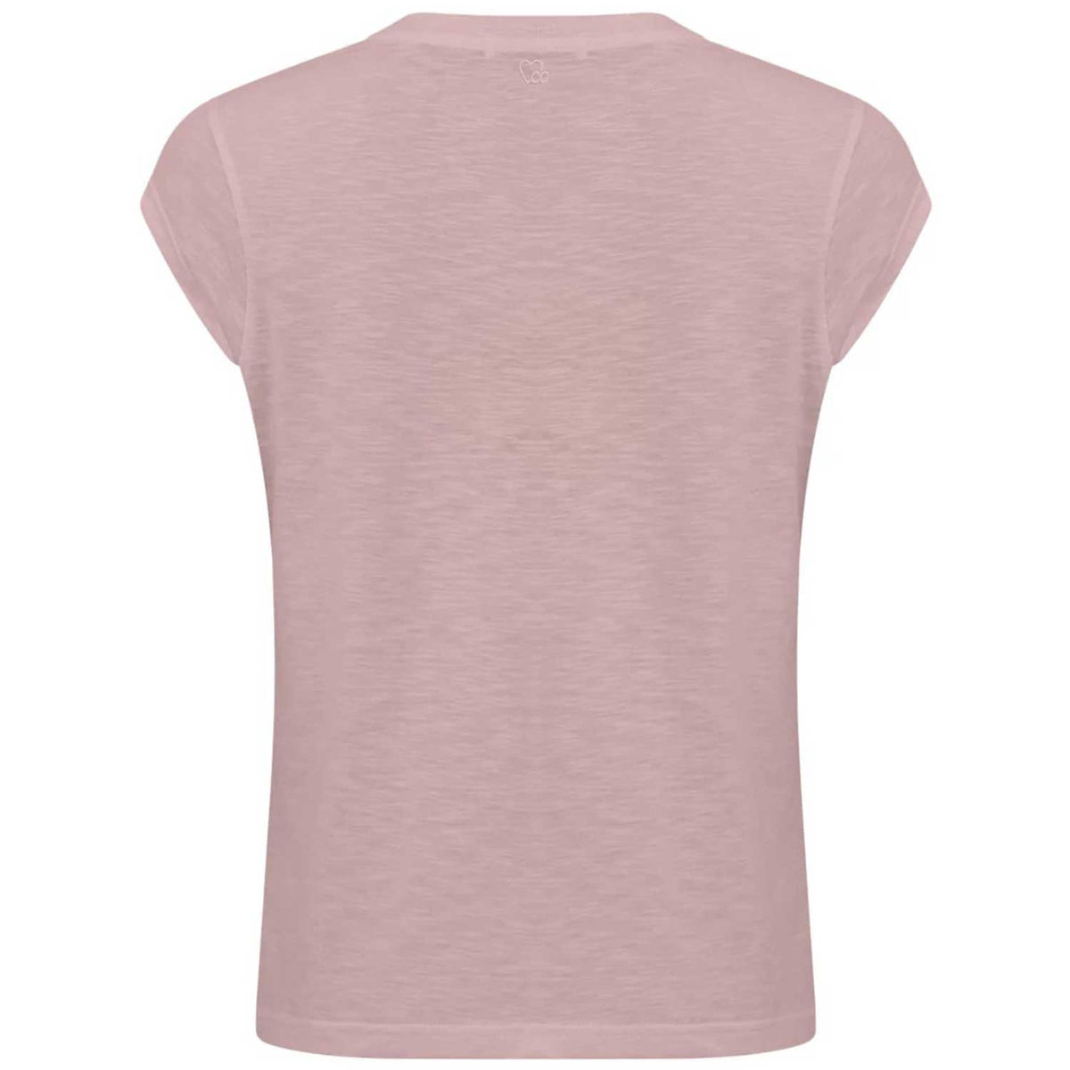 Coster Copenhagen CCH1101 V-Neck T-Shirt 690 Old Rose