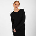 Coster Copenhagen Cch1106 Long Sleeve T-Shirt 100 Black - J BY J Fashion