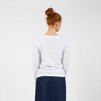 Coster Copenhagen Cch1106 Long Sleeve T-Shirt 200 White - J BY J Fashion