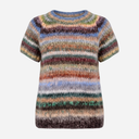 DAWN x DARE Estelle Mohair Handknit Pullover Dark Multi