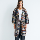DAWN x DARE Florence Mohair Handknit Cardigan Dark Multi