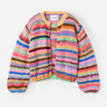 DAWN x DARE Gabi Mohair Handknit Cardigan Multi