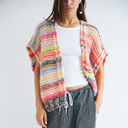 DAWN x DARE Beccala Mohair Handknit Vest Multi - J BY J Fashion