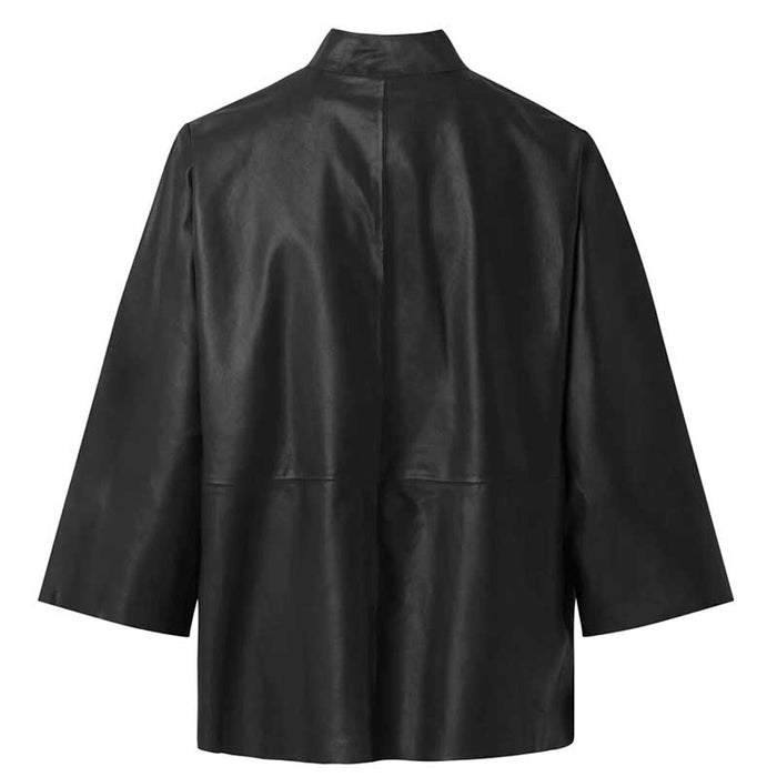 DEPECHE KYLEDEP LEATHER TOP SORT-J BY J Fashion