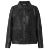 DEPECHE LENOADEP LEATHER JACKET SORT