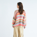 Dawn x Dare Luisa Mohair Handknit Cardigan Multi - J BY J Fashion