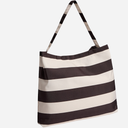 Depeche 16364 Shopper Brown/Cream striped