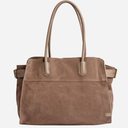 Depeche 16640 Suede Shopper Taupe