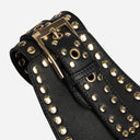 Depeche 17198 Studded Waist Belt Black/ Gold