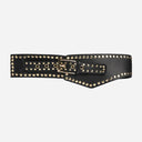 Depeche 17198 Studded Waist Belt Black/ Gold