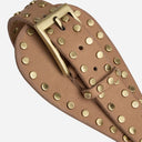 Depeche 17200 Studded Waist Belt Camel