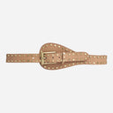 Depeche 17200 Studded Waist Belt Camel