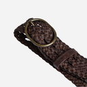 Depeche 17316 Weave Belt Winter Brown / Brass
