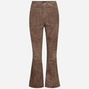 Depeche AvaDEP HW Suede 7/8 Pants Dusty taupe