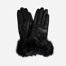 Depeche Gloves With Fur Black