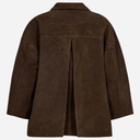 Depeche TonjaDep Suede Oversize Shirt Dusty Brown