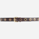 Depeche 13702 Jeans Belt Brown/Brass