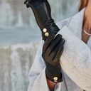 Depeche 14892 Gloves With Buttons Gold