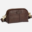 Depeche 15472 Golden Chic Clutch Coffee