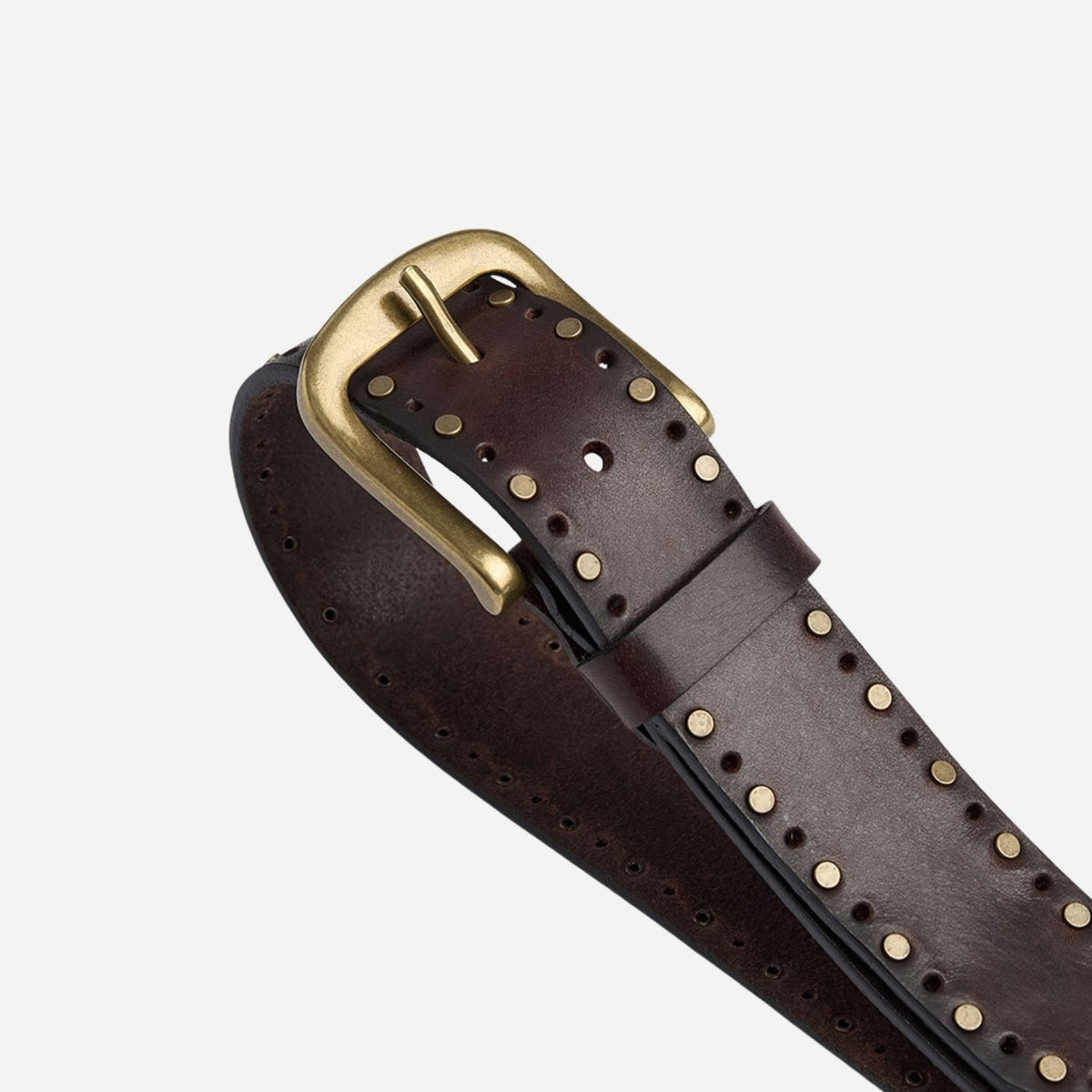 Depeche 15870 Jeans Belt Dark Brown