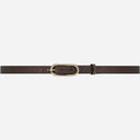 Depeche 16086 Narrow Belt Dark Brown
