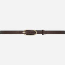 Depeche 16086 Narrow Belt Dark Brown