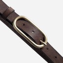 Depeche 16086 Narrow Belt Dark Brown