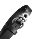 Depeche 16332 Narrow Belt Silver - J BY J Fashion