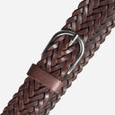 Depeche 16350 Braided Belt Chocolate