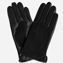 Depeche 16604 Gloves W. Suede Black / Black