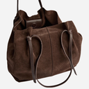 Depeche 16616 Suede Shopper Chocolate