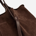 Depeche 16616 Suede Shopper Chocolate