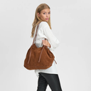 Depeche 16616 Suede Shopper Cognac
