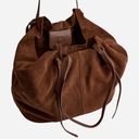 Depeche 16616 Suede Shopper Cognac