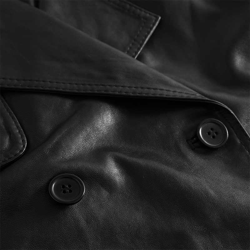 Depeche 51146 MayDep Short Trenchcoat Black - J BY J Fashion