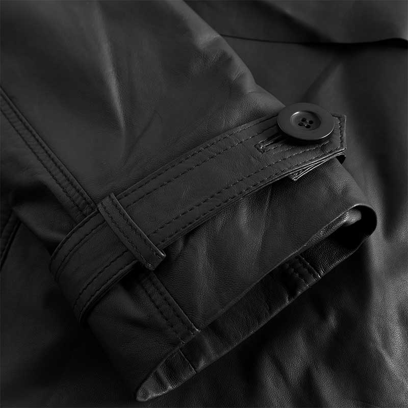 Depeche 51146 MayDep Short Trenchcoat Black - J BY J Fashion