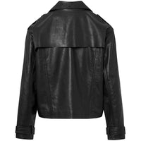 Depeche 51146 MayDep Short Trenchcoat Black - J BY J Fashion