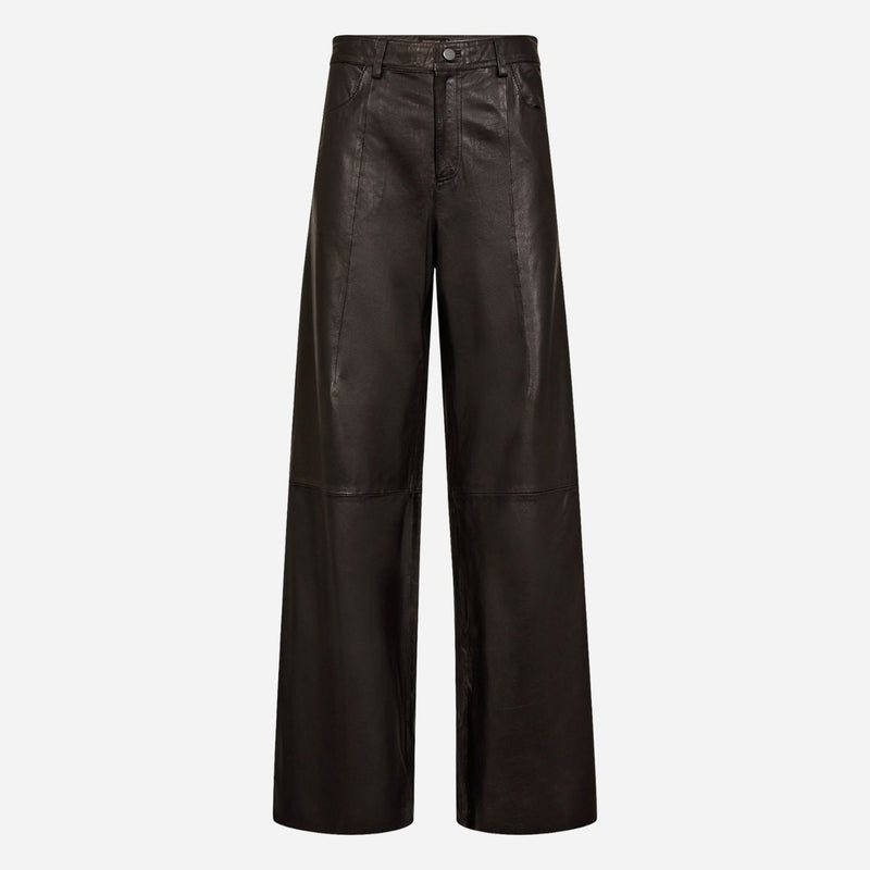 Depeche 51264 BoaDEP HW Pants Wide Leg Chocolate
