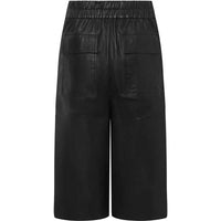Depeche AnettDEP HW Bermuda Shorts Wide Leg Black Nero - J BY J Fashion