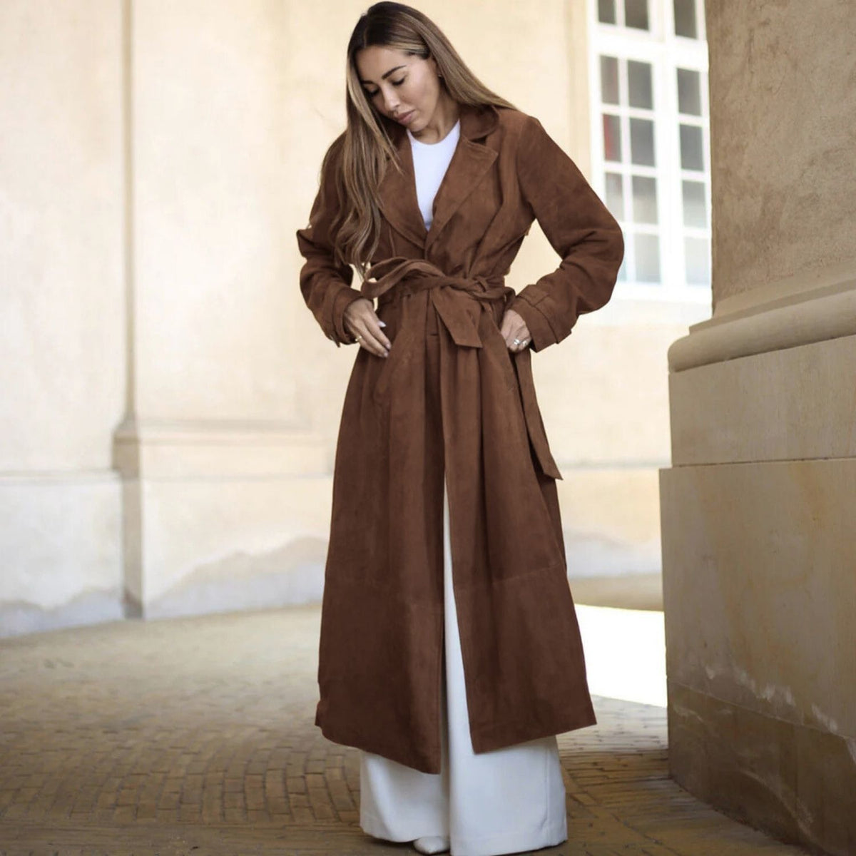 Depeche NaomiDEP Trench Coat Deer