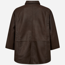 Depeche TennaDEP 3/4 Sleeve Loose Fit Shirt Brown