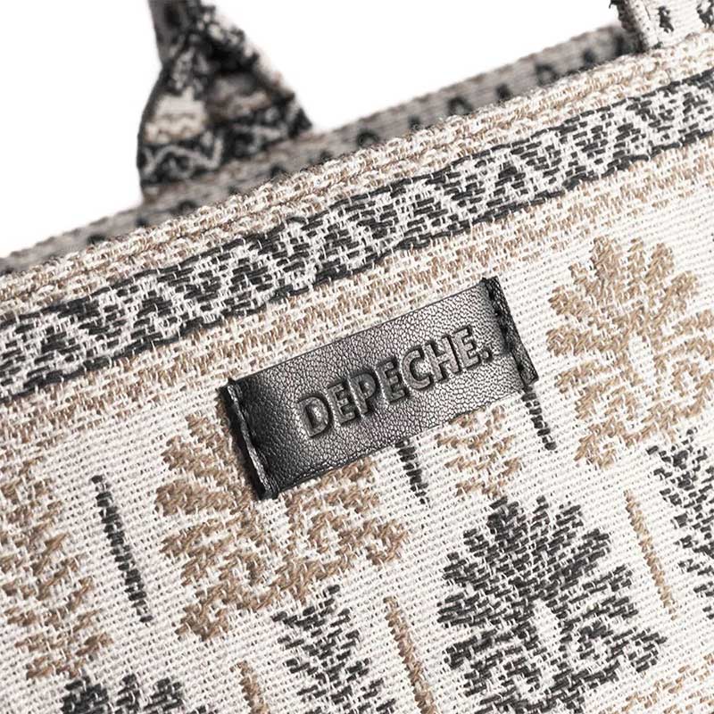 Depeche 16154 Shopper Sand Printed - J BY J Fashion