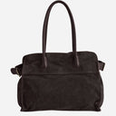 Depeche 16640 Suede Shopper Chocolate